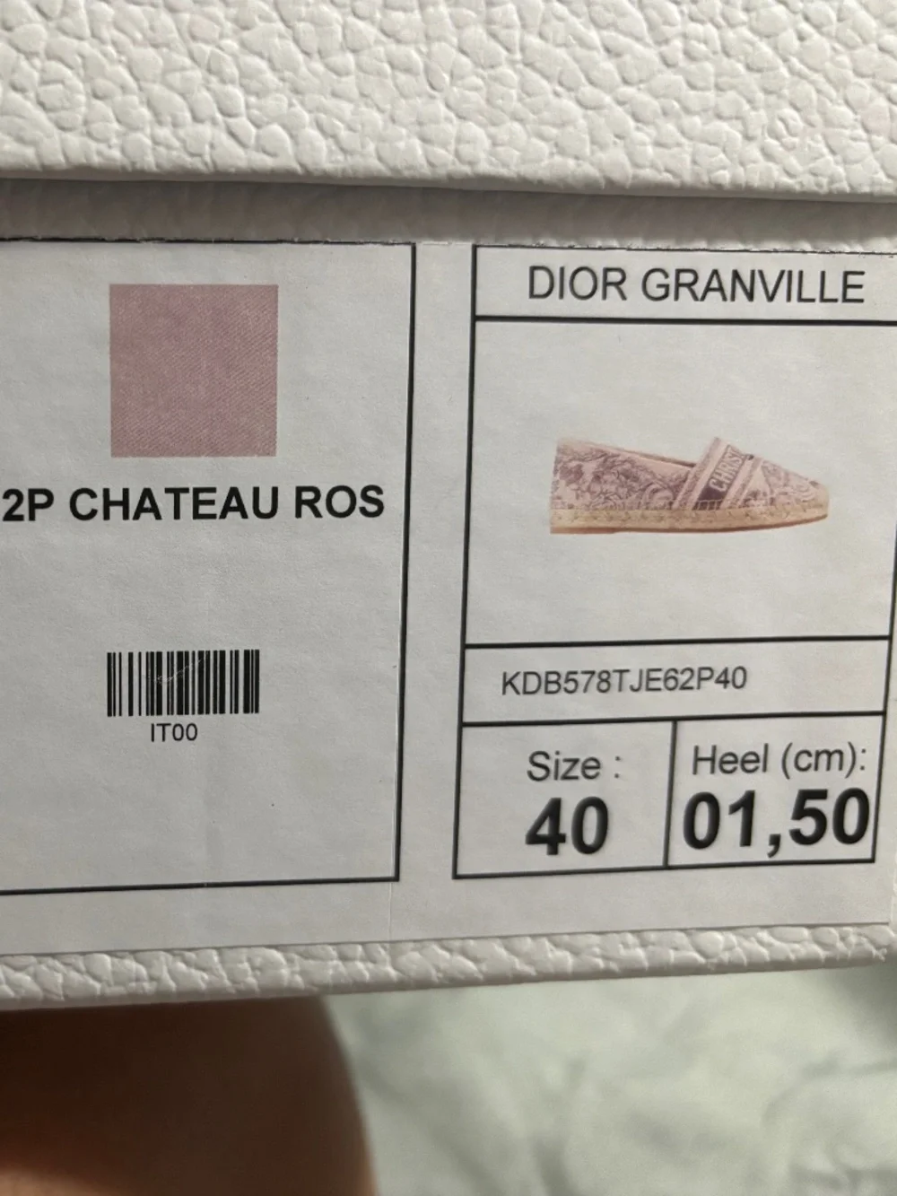 Brand New Dior espadrilles
